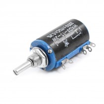 WXD3 13 2W 220 Ohm 4mm Shaft Dia Wire Wound Volume Control Potentiometer