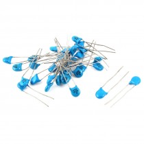 30pcs 390pF Radial Lead DIP Ceramic Disc Capacitors 2000V