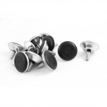 12 Pcs Round Head M8 Thread Straight Grain Screw on Type Clamping Knob