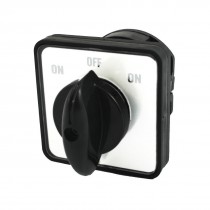 660V 10A 1 Pole 3 Position Square Panel Rotary Select Changeover Switch