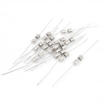 15pcs 250V 5A 11mmx4mm Axial Lead Glass Fuses Tube 6 5cm Length