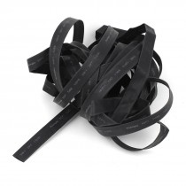 Ratio 2 1mm Dia Black Polyolefin Heat Shrinkable Tube Tubing 8 Meters Long