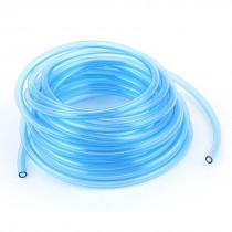6mm x 4mm Air Pneumatic PU Hose Tube Pipe Clear Blue 5 3M Long