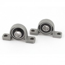 2pcs Self Align 10mm Bore Inner Ball Mounted Pillow Block Insert Bearing KP000