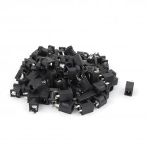 100pcs DIP PCB Mount 3 Pin 2 1mm x 6 35mm DC Power Jack Socket Connector
