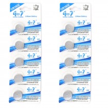 10pcs ECR1632 CR1632 LM1632 Button Cell Coin Battery 3V Li ion Batteries New