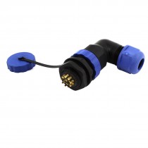 SD20 20mm 12 Pin Elbow Waterproof Aviation Connector Plug Socket IP68
