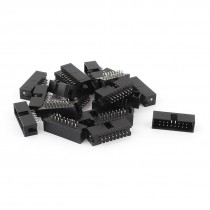 21 Pcs 2 8 16 Pin Box Header IDC Socket Straight Male Connector 2 54mm Pitch