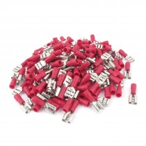 150 Pcs Insulated Female Wiring Spade Crimp Connector Terminals Red FDD1 250
