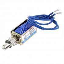 DC24V 300mA 10mm 1 5kg 3 3lb Open Frame Tubular Electric Solenoid Electromagnet