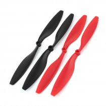 4Pairs 10x4 5 1045L R Nylon CW CCW Propeller Kit Black Red for Multicopter Quadc