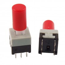 10pcs 8 5 x 8 5mm x 21mm Momentary Tactile Tact Pushbutton Switch Non Lock w Cap