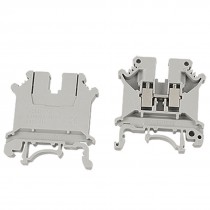 2 Pcs Electrical Conductor UK 5N Screw Terminal Block
