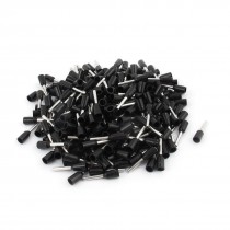 200 Pcs Wire Crimp Connector Terminal Insulated Ferrule Black E7508 20AWG