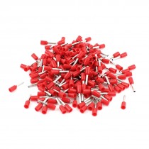 200pcs Wire Crimp Connector Insulated Ferrule Pin Cord End Terminal AWG18 Red