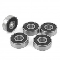 5 Pcs Black Rubber Shielded Deep Groove Ball Bearing 629 2RS 26mm x 9mm x 8mm