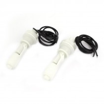 2 Pcs 600V 22A Liquid Water Level Sensor Vertical Mount White Float Switch