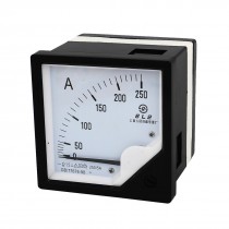 AC 0 250A 6L2 Current Analog Ampere Panel Meter Gauge Class 1 5