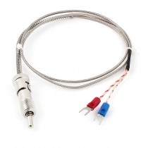 1M Long K Type Adjustable Thermocouple Probe Temperature Wire Line 0 400C