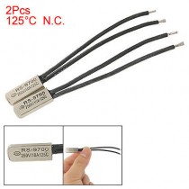2 Pcs Temperature Control Switch Thermal Protector 250V