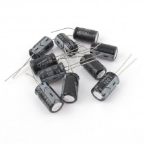 10 Pcs 100V 100uF 105C Radial Lead Electrolytic Capacitor 10mm x 17mm