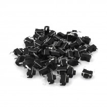50pcs 2pins Momentary DIP PCB Push Button Tact Switch 3mmx6mmx4 3mm