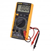 Digital Ohmmeter Capacitance Temperature Multimeter Volt AC DC w Test Needles