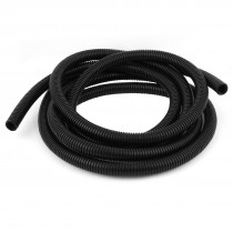 18mmx15mm Dia Flexible Corrugated Conduit Tube Pipe Hose Tubing 4M 13Ft