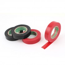 4pcs 16mm Vinyl Electrical Insulated Adhesive Tape Red Black