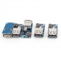 5Pcs Mini DC-DC 0.9V-5V to 5V Boost Step-up Power Supply Module USB Female Port