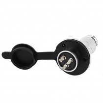 125V 7A 3 Pin Rubber Dust Cover Male Female Aviation Plug Connector