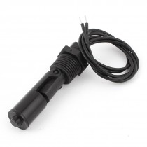 19mm Thread Black PP Tank Pool Water Level Liquid Sensor Horizontal Float Switch