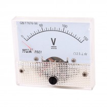 85C1 DC0 150V 2 5 Accuracy Fine Tuning Dial Voltage Panel Meter Analog Voltmeter