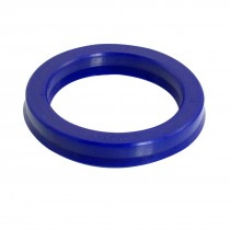 Blue PU 60mm x 80mm x 12mm Double Lip Sealing Cushion Dust Seal Ring
