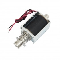 DC 6V 0.96A 10mm Stroke 0.3kg Force Push Type Solenoid Electromagnet