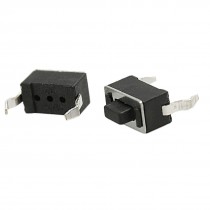 50 Pcs Momentary Tact Tactile Push Button Switch 2 Pin DIP Through Hole 3x6x5mm