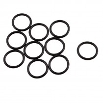 10 Pcs Rubber Flexible Oil Seal O Ring Gasket Washer 13.2mm x 1.8mm