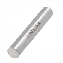 Hole Measuring 8.36mm x 50mm Pin Gage Gauge w Plastic Cylindrical Box