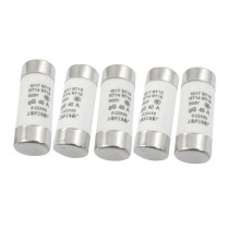 5 Pcs RO17 Series 500V 40A Cylinder Cap Ceramic Fast Blow Fuse Links 22x58mm
