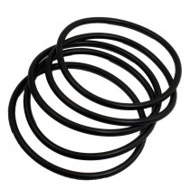 5 Pcs 100mm Outside Dia 5mm Thick Rubber Sealing Oil Filter O Rings Gaskets