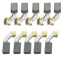 10 Pcs Spring Type Electric Drill Motor Carbon Brushes 45/64" x 13/32" x 7/25"