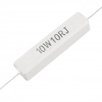 10W 10 Ohm 5% Winding Ceramic Cement Power Resistor x 5