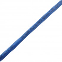 4M 13.1 Ft Long 2.5mm Dia. Blue Polyolefin Heat Shrinkable Tube