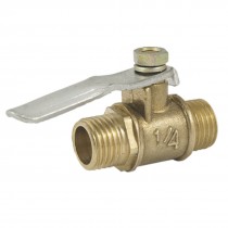 1/4" Male to 1/4" Male Thread Flow Hole Ball Valve