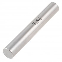 Industry 7.54mm Dia Plug Pin Gage 50mm Length w Plastic Box Holder