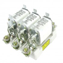 120kA/500V 50kA/660V gG 125A Fuse w 3 Pole Holder Base NT00