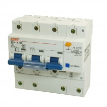 AC 400V 100A 3 Pole 3P+N On/Off Switch Miniature Circuit Breaker DZ47LE-125