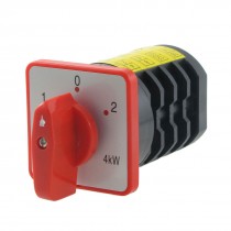 AC 380V 20A Plastic Rotary Cam Universal Changeover Switch