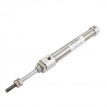 Double Action 25/64" Bore 1 31/32" Stroke 1.0 Mpa Stainless Steel Air Cylinder