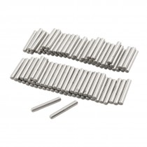 100 Pcs Stainless Steel 2.3mm x 15.8mm Dowel Pins Fasten Elements